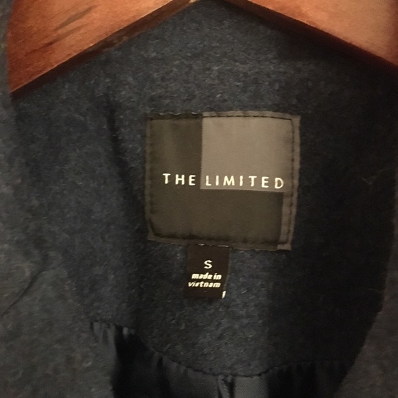 The Limited navy pea coat - Picture 3 of 5